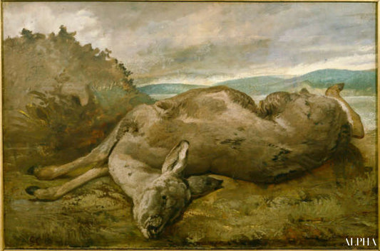 La biche - Gustave Courbet - Reproductions de tableaux et peintures haut de gamme