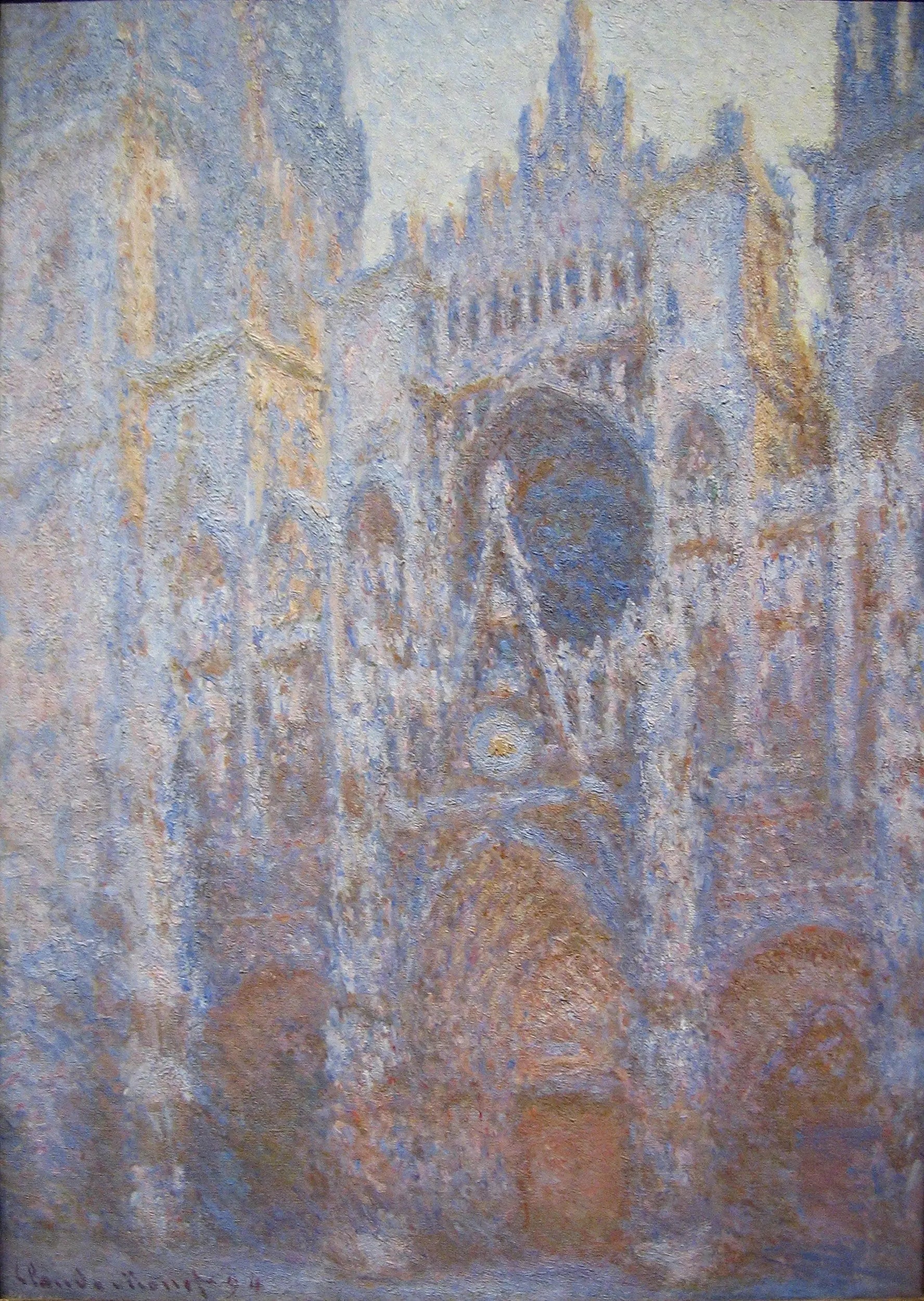 La Cathédrale de Rouen, le Portail - Claude Monet image 1 tableau peint à l’huile sur toile