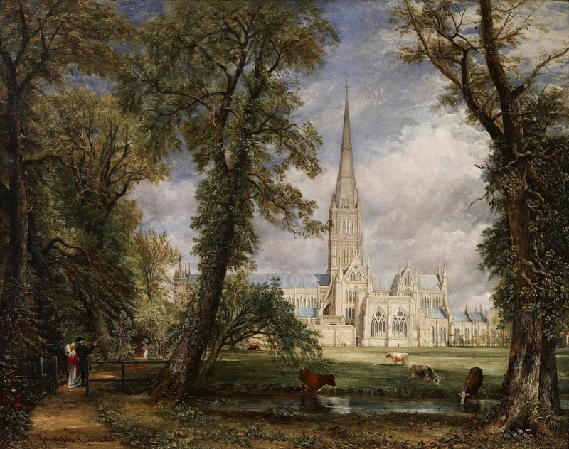 ジョン・コンスタブルによるサリスベリー大聖堂と司教の庭園からの眺め

Source:
La Cathédrale de Salisbury vues des jardins de l'évêque - John Constable