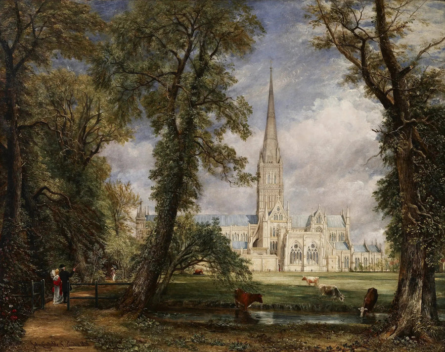 ジョン・コンスタブルによるサリスベリー大聖堂と司教の庭園からの眺め

Source:
La Cathédrale de Salisbury vues des jardins de l'évêque - John Constable