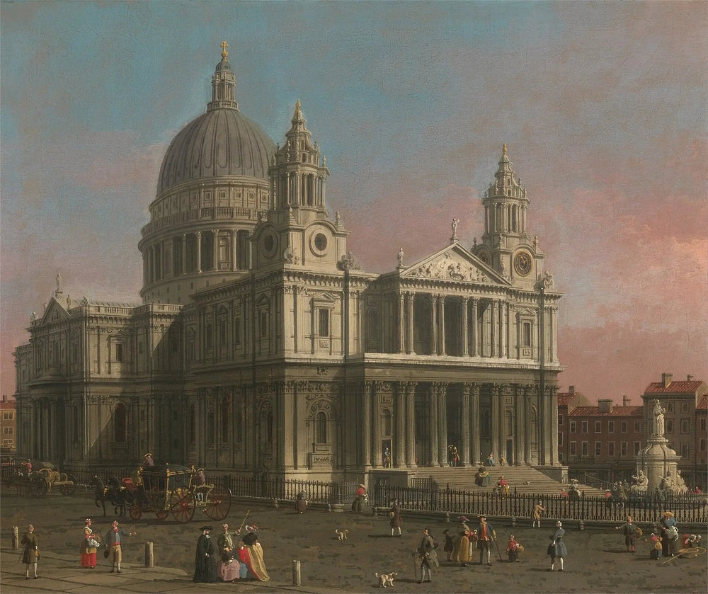 La Cathédrale Saint-Paul - Canaletto image 1 reproduction réalisée par Alpha Reproduction