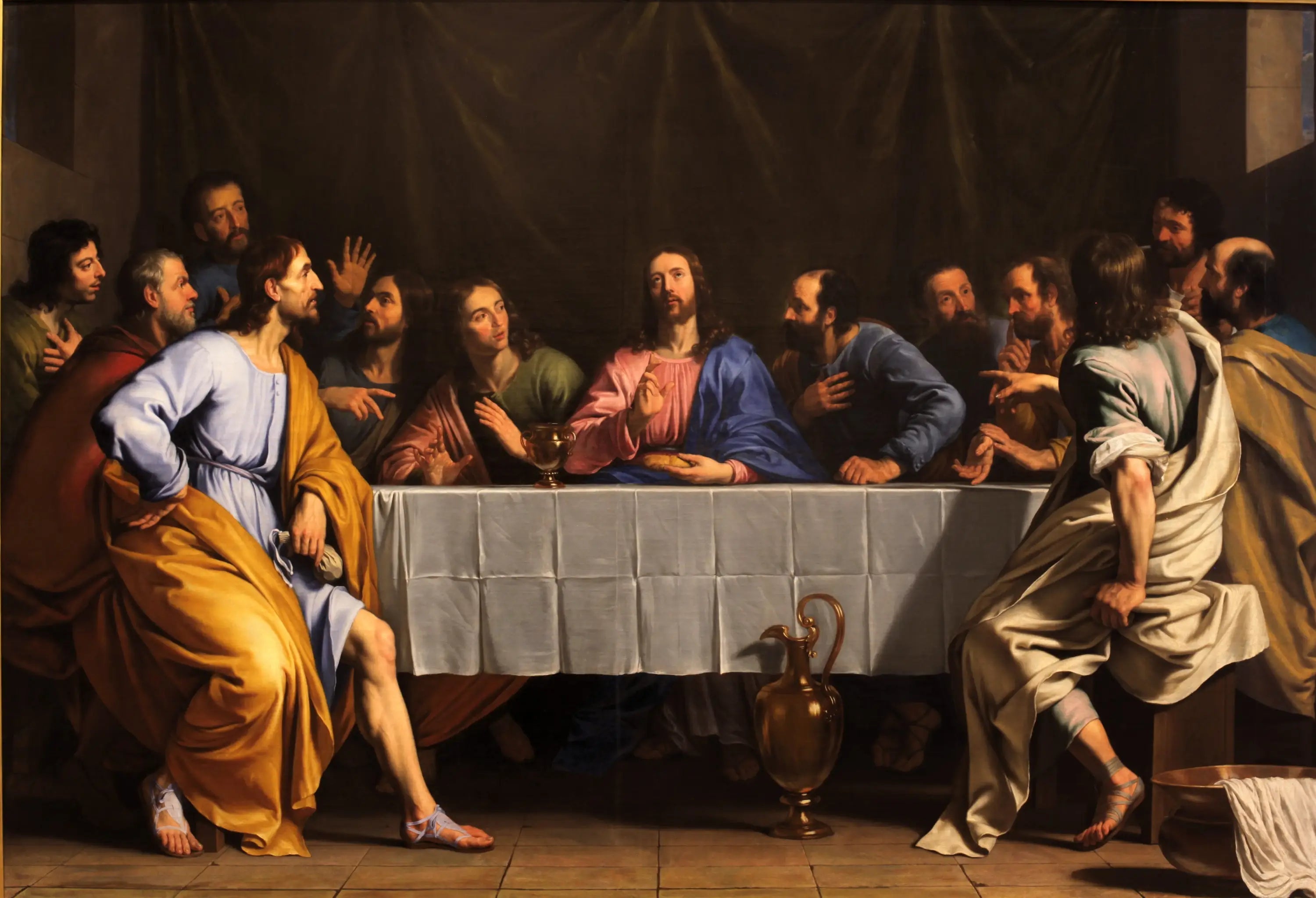 La Cène - Philippe de Champaigne image 1 reproduction réalisée par Alpha Reproduction