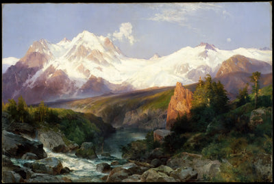La chaîne des Tetons - Thomas Moran - Alpha Reproduction