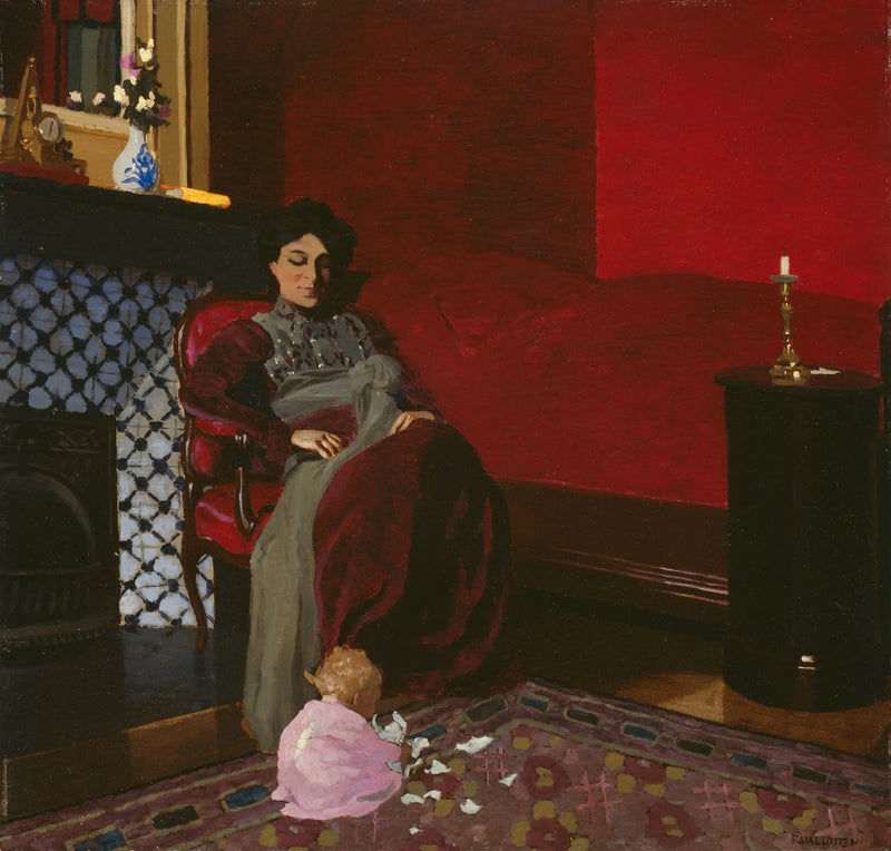 ルージュ・ルーム、エトルタ - フェリックス・ヴァロトン

Source:
La Chambre rouge, Étretat - Félix Vallotton