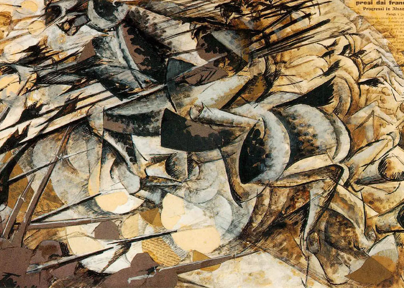 騎兵隊の突撃 - ウンベルト・ボッチョーニ

Source:
La Charge des lanciers - Umberto Boccioni