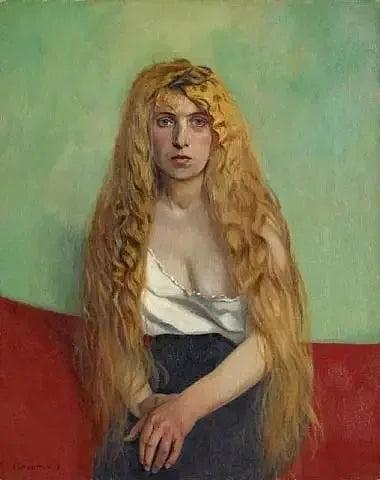 金髪の髪の毛 - フェリックス・ヴァロトン

Source:
La chevelure blonde - Félix Vallotton