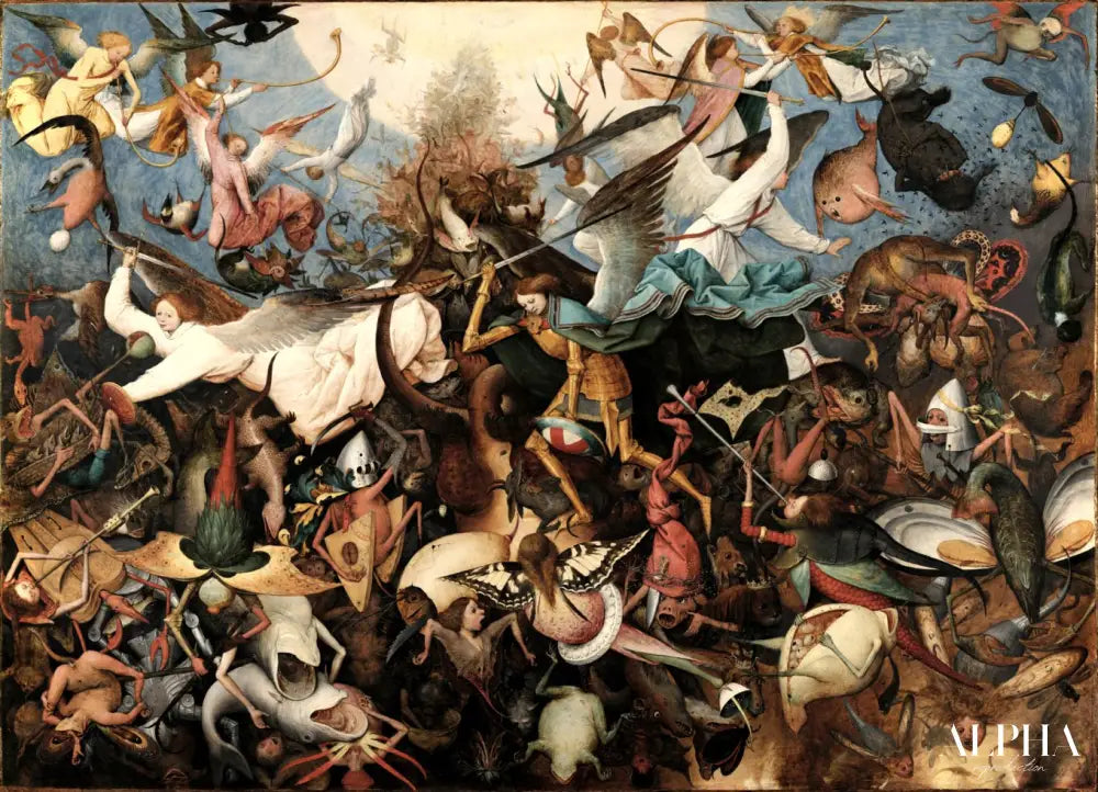 La chute des Rebel Angels - Pieter Brueghel l'Ancien - Reproductions de tableaux et peintures haut de gamme