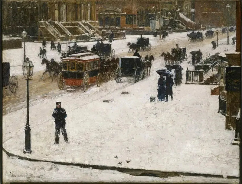 冬の第五大道 - チルド・ハッサム

Source:
La Cinquième Avenue en hiver - Childe Hassam