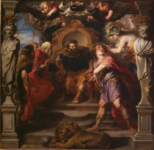 La colère d'Achille - Peter Paul Rubens image 1 reproduction artisanale de tableau