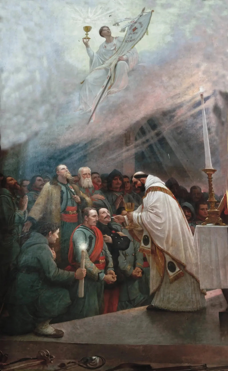 ズワーブの聖体拝領 - リオネル・ロワイエ

Source:
La Communion des Zouaves - Lionel Royer