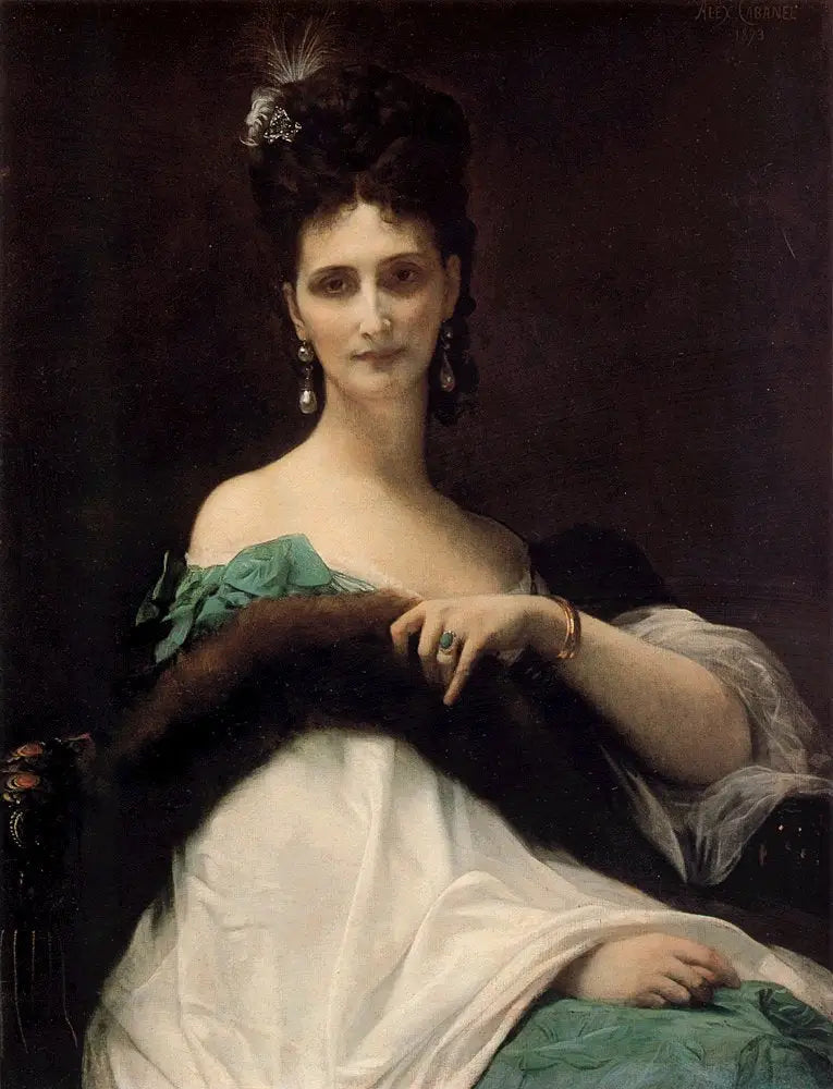 La Comtesse de Keller - Alexandre Cabanel image 1 reproduction artisanale de tableau