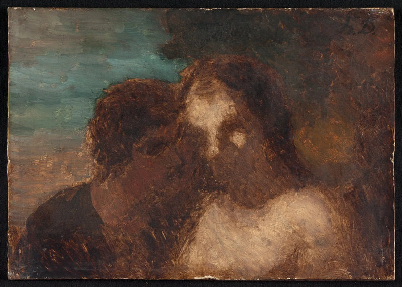 信頼またはユダのキス - オノレ・ドーミエ
