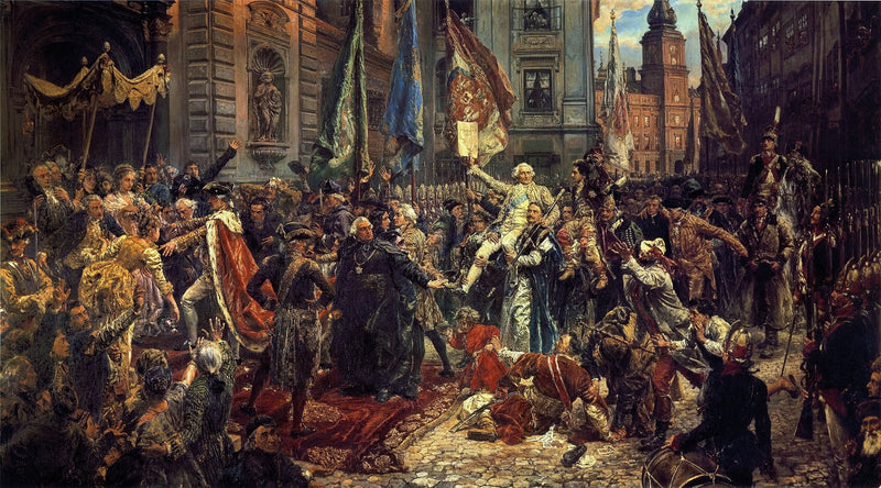 1791年5月3日の憲法 - ヤン・マテイコ

Source:
La Constitution du 3 mai 1791 - Jan Matejko