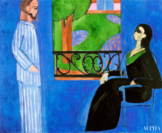 La conversation - Matisse - Reproductions de tableaux et peintures haut de gamme