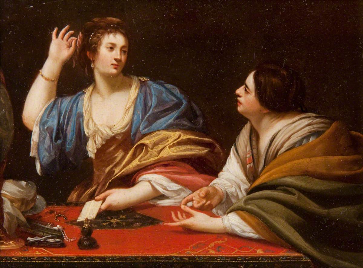La Conversion de Madeleine - Simon Vouet image 1 reproduction de peinture à l’huile