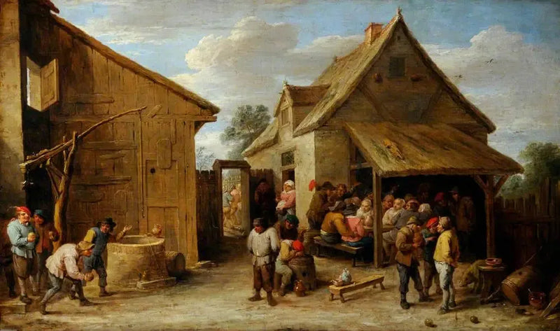 宿屋の中庭 - デイヴィッド・テニエール・ル・ジュヌ

Source:
La cour d'une auberge - David Teniers le Jeune