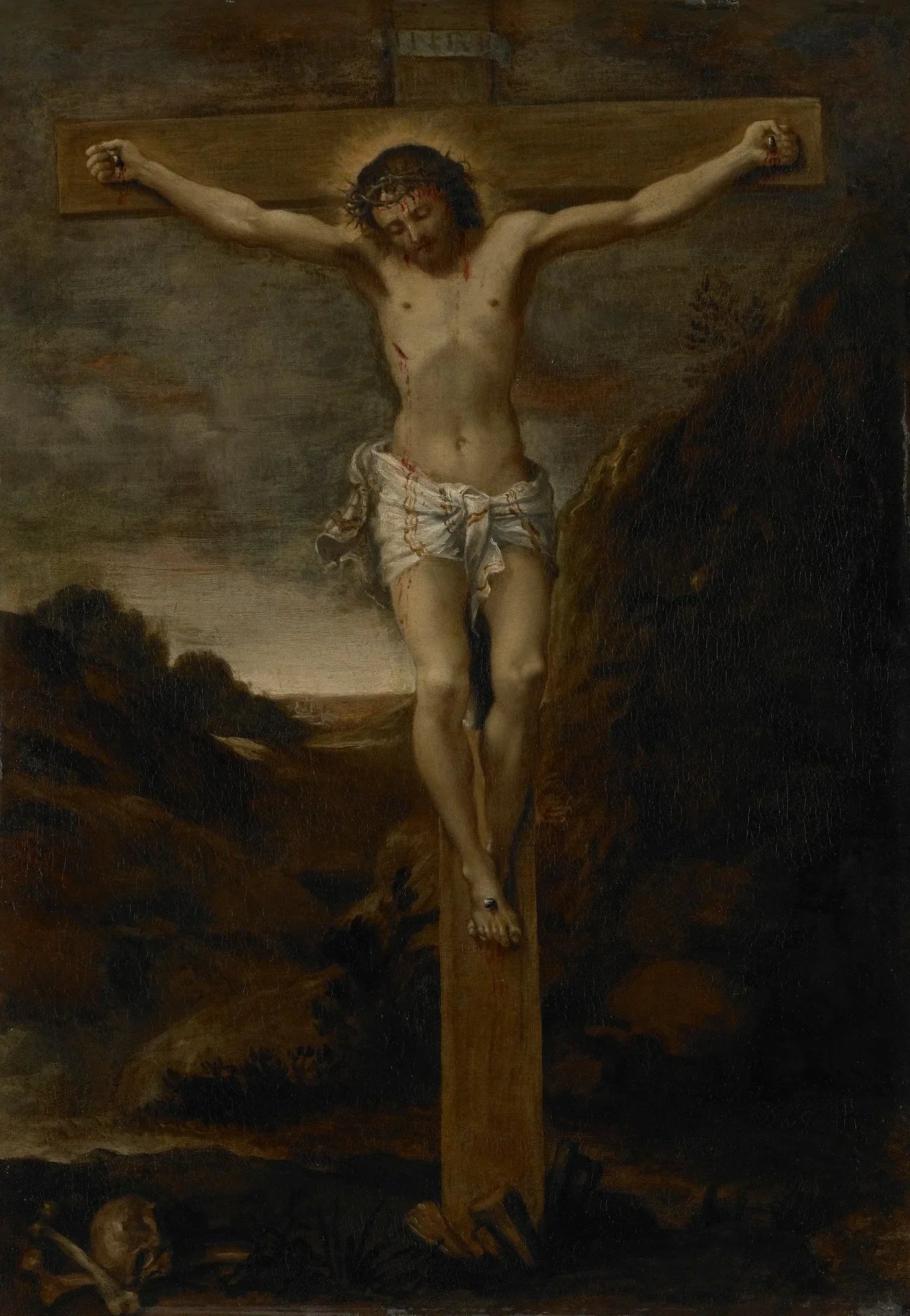 La Crucifixion - Annibale Carracci image 1 reproduction artisanale de tableau