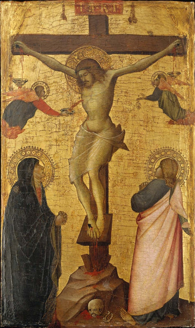 La Crucifixion avec la Vierge et saint Jean - Agnolo Gaddi - Alpha Reproduction