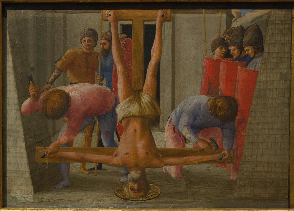 La Crucifixion de Saint Pierre - Masaccio image 1 tableau peint à l’huile sur toile