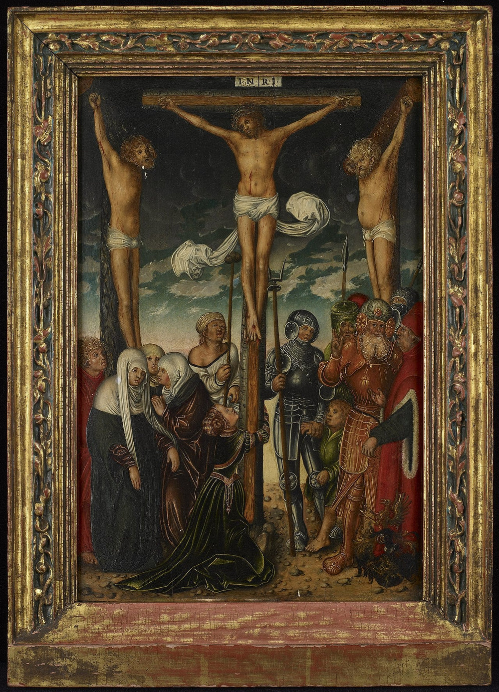 La Crucifixion - Lucas Cranach the Elder image 1 copie peinte à la main à l’huile