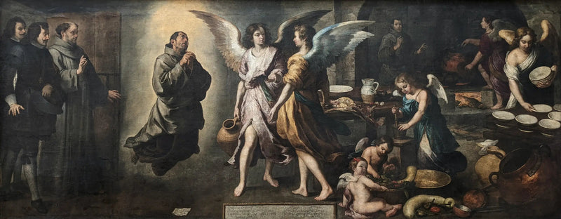 天使たちの台所 - バルトロメ・エステバン・ムリリョ

Source:
La Cuisine des anges - Bartolomé Esteban Murillo