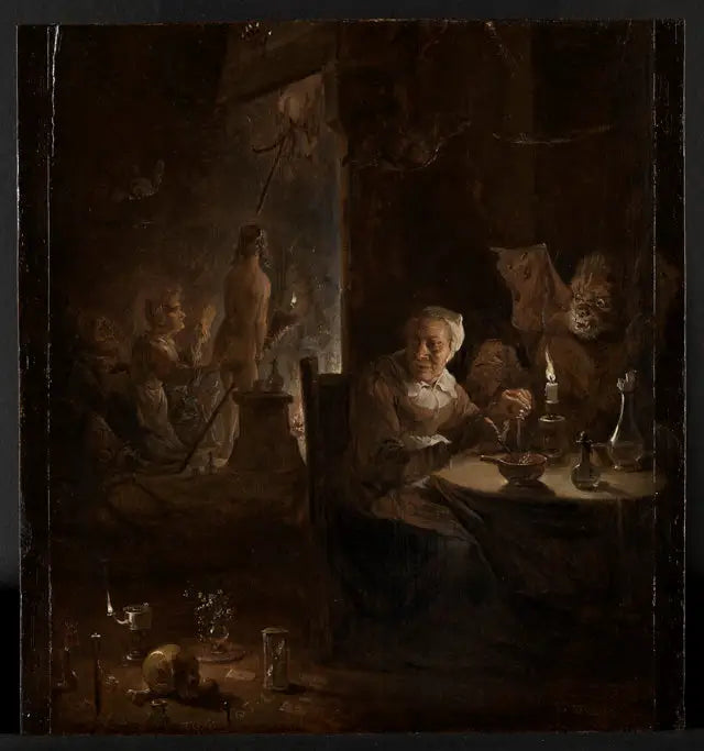 魔女の台所 - デイヴィッド・テニエール・ル・ジュヌ

Source:
La cuisine des sorcières - David Teniers le Jeune
