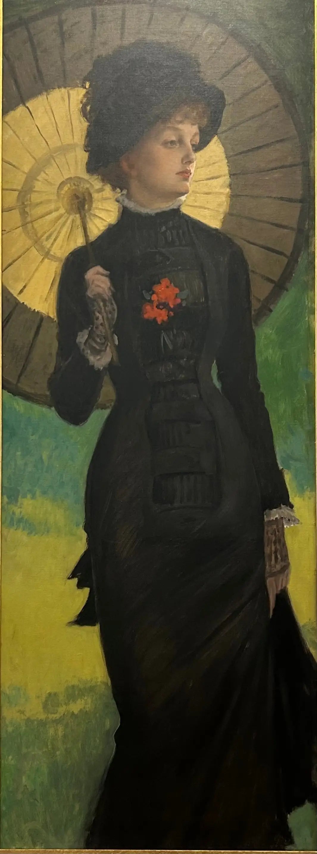 La Dame à l'ombrelle - James Tissot image 1 reproduction de peinture à l’huile