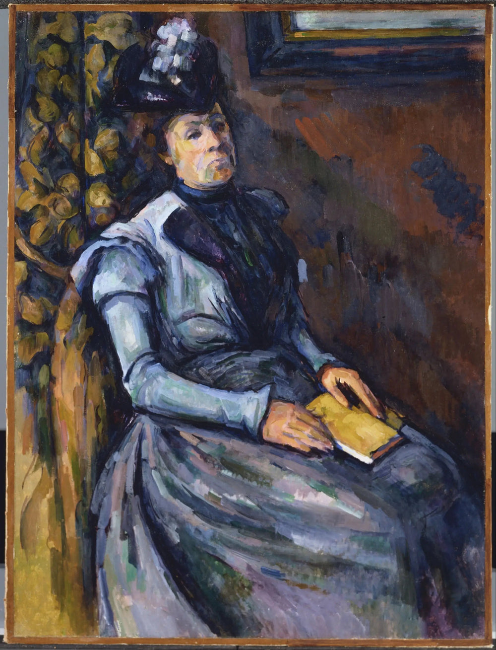 La Dame au livre - Paul Cézanne image 1 copie peinte à la main à l’huile