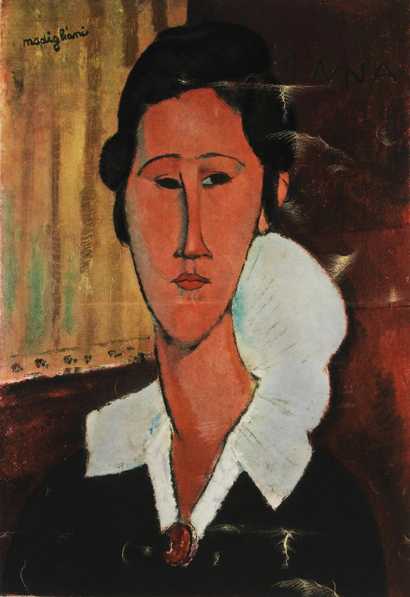 ネックレスをつけた女性 - アメデオ・モディリアーニ