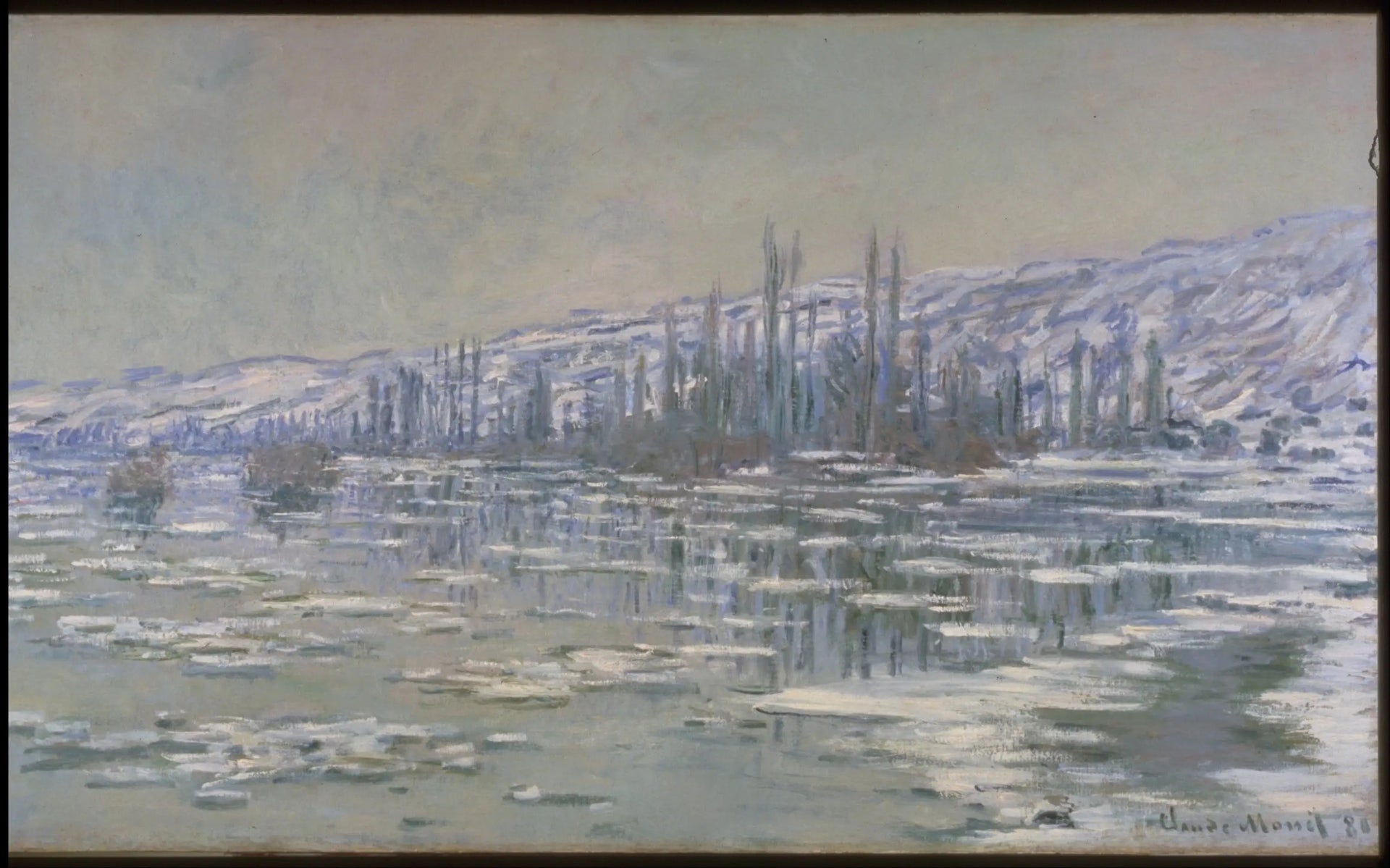 La Débâcle - Claude Monet image 1 reproduction d’œuvre d’art à l’huile