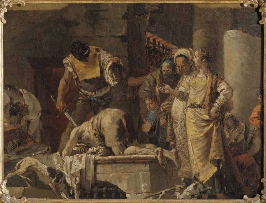 サン・ジャン＝バティストの斬首 - ジョヴァンニ・バッティスタ・ティエポロ

Source:
La décapitation de saint Jean-Baptiste - Giovanni Battista Tiepolo