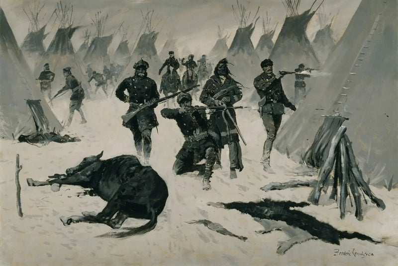 クレイジー・ホースの敗北 - フレデリック・レミントン

Source:
La défaite de Crazy Horse - Frederic Remington