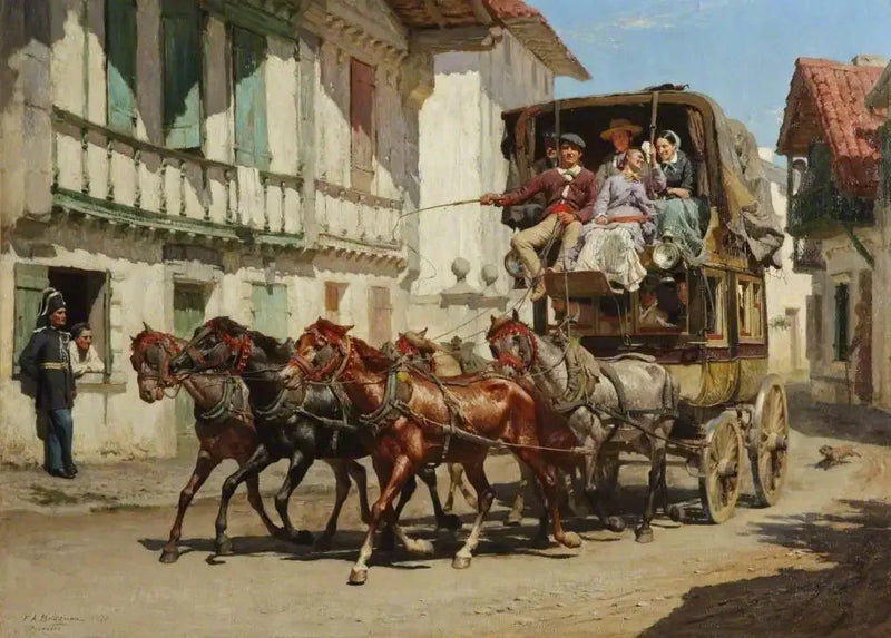 ラ・デリジャン - フレデリック・アーサー・ブリッグマン

Source:
La diligence - Frederick Arthur Bridgman