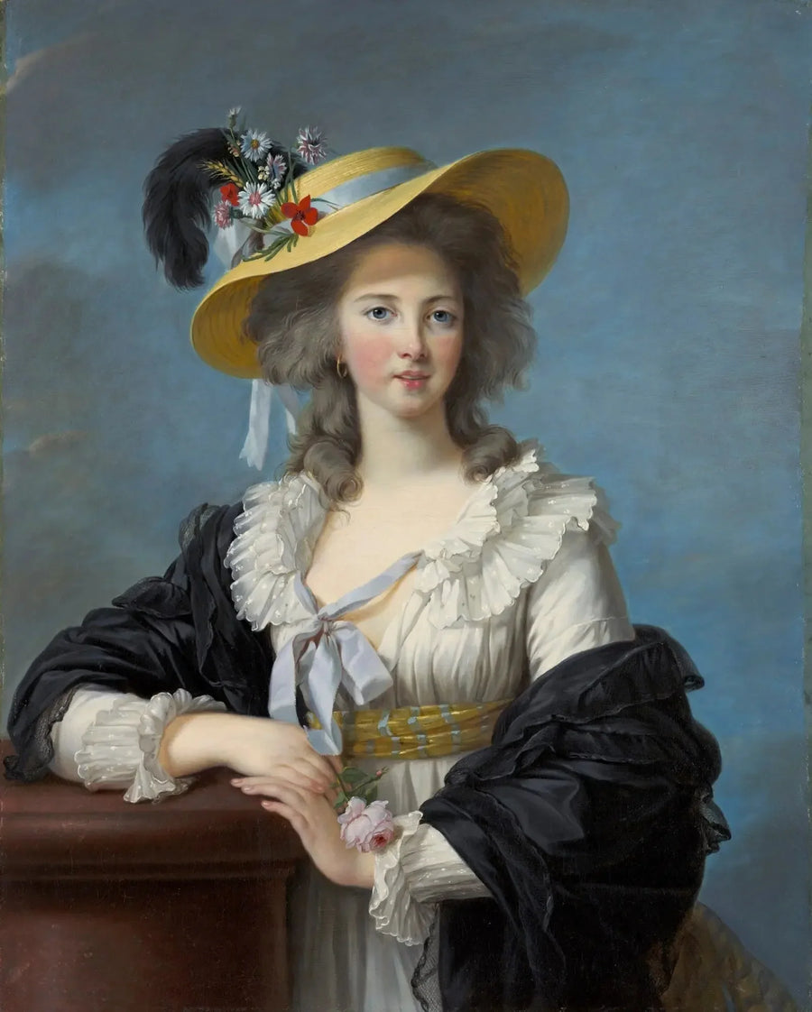 ポリニャック公爵夫人、麦わら帽子をかぶる - エリザベート・ヴィジェ・ル・ブラン

Source:
La duchesse de Polignac coiffée d'un chapeau de paille - Élisabeth Vigée Le Brun
