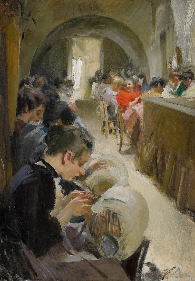 ヴェネツィアのレース製作 - アンダース・ゾーン

Source:
La fabrication de la dentelle à Venise - Anders Zorn