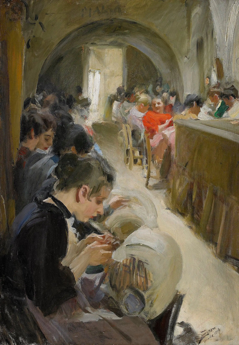 ヴェネツィアのレース製作 - アンダース・ゾーン

Source:
La fabrication de la dentelle à Venise - Anders Zorn
