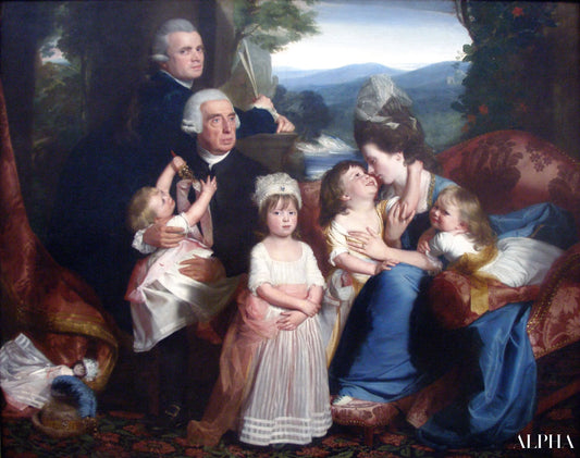 La famille Copley - John Singleton Copley - Reproductions de tableaux et peintures haut de gamme
