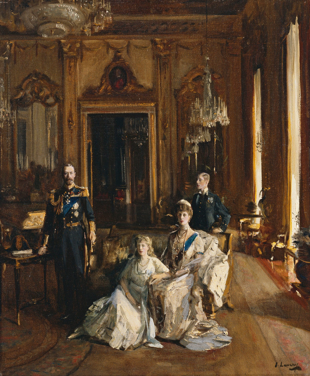 La famille du roi George V - John Lavery image 1 tableau peint à l’huile sur toile