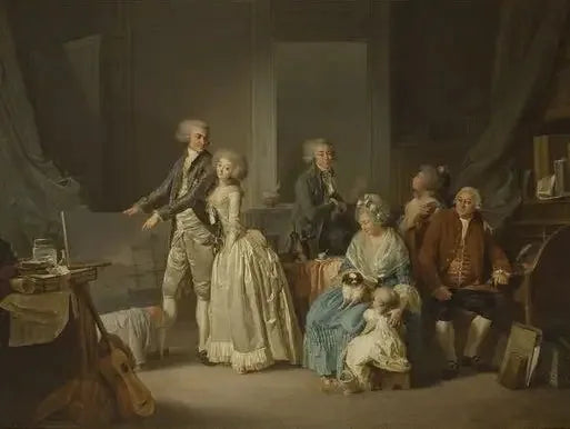 ゴアン家 - ルイ＝レオポルド・ボイリー

Source:
La Famille Gohin - Louis-Léopold Boilly