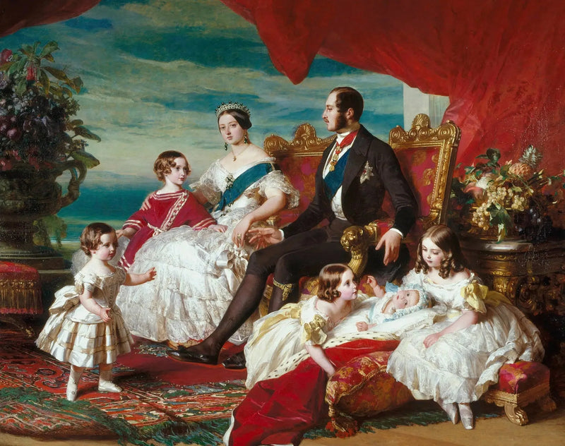 1846年の王室家族 - フランツ・ザヴェル・ウィンターhalter

Source:
La famille royale en 1846 - Franz Xaver Winterhalter