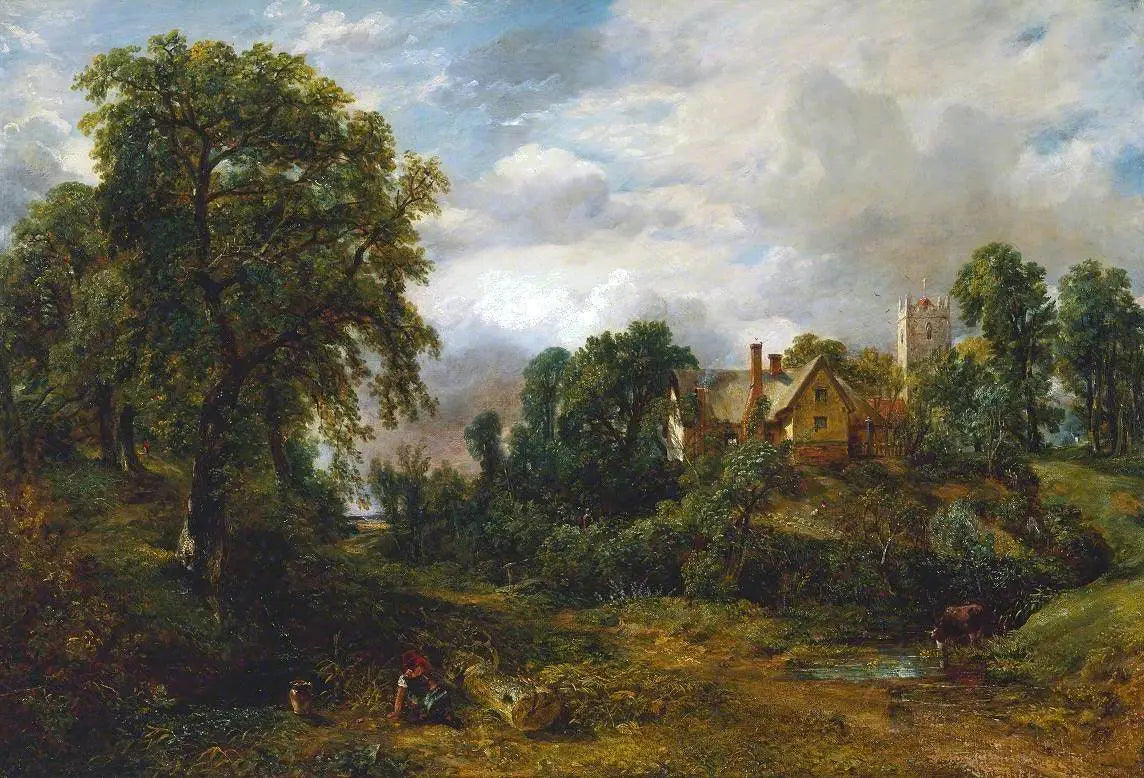 La Ferme Glebe - John Constable image 1 reproduction d’œuvre d’art à l’huile
