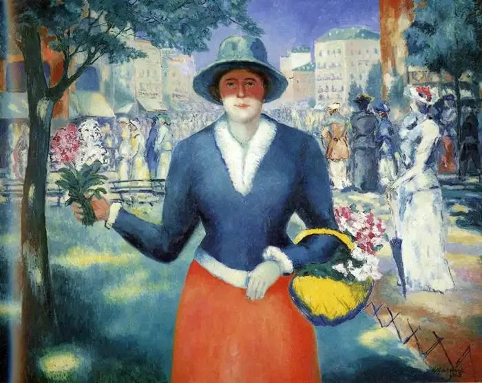 花の少女 III - カジミール・マレーヴィチ

Source:
La Fille aux Fleurs III - Kazimir Malevich