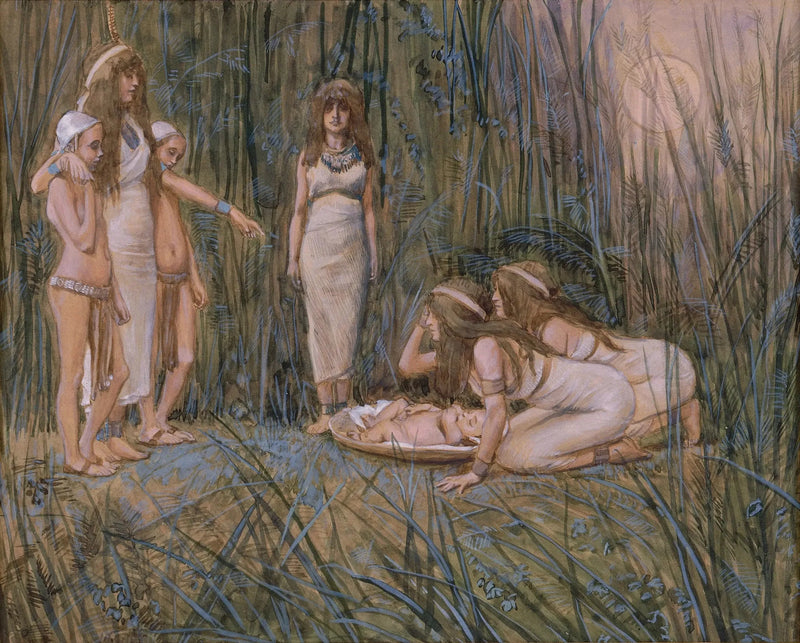 ファラオの娘はモーセの母を迎える - ジェームズ・ティソ

Source:
La fille du Pharaon reçoit la mère de Moïse - James Tissot
