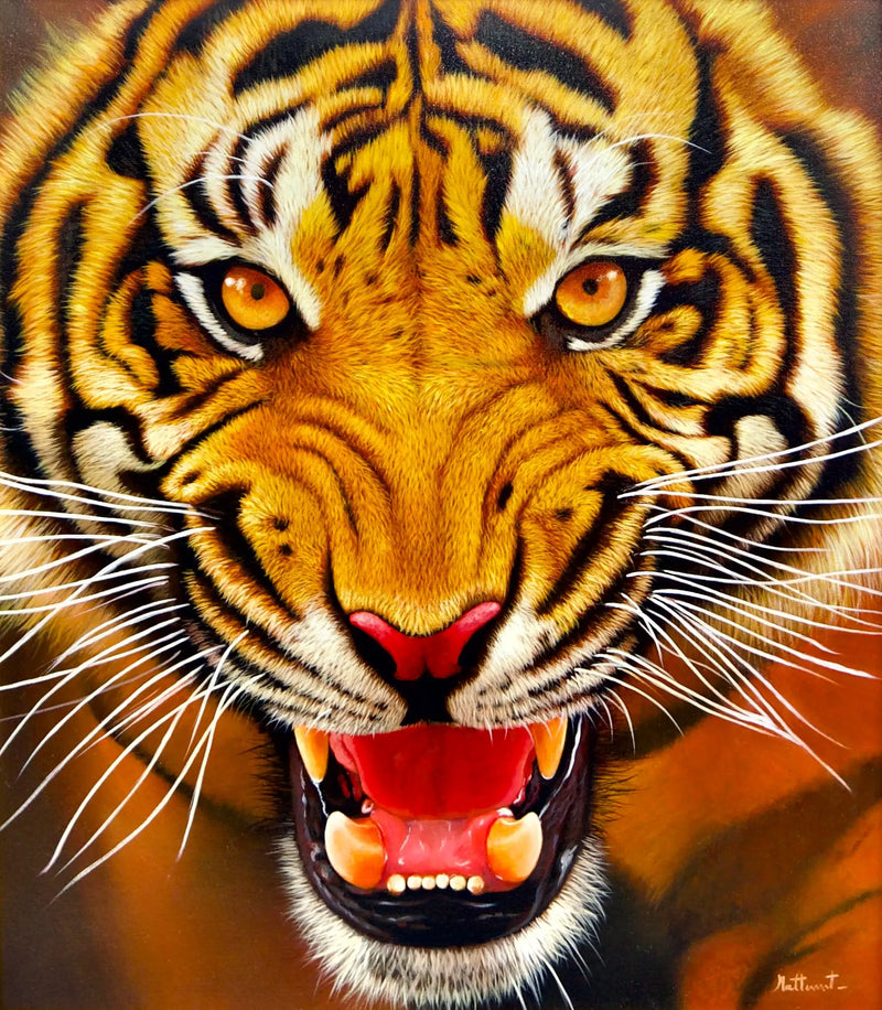 虎の強さ | 95 x 105 cm