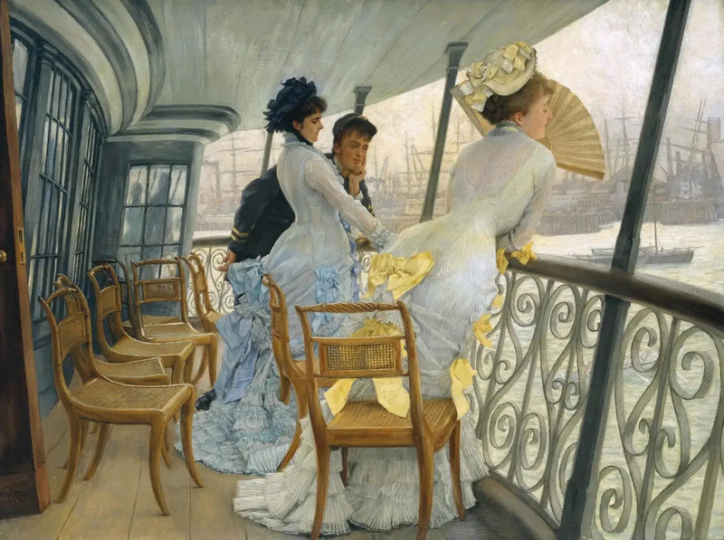HMSカルカッタ（ポーツマス）ギャラリー - ジェームズ・ティソ

Source:
La Galerie du HMS Calcutta (Portsmouth) - James Tissot