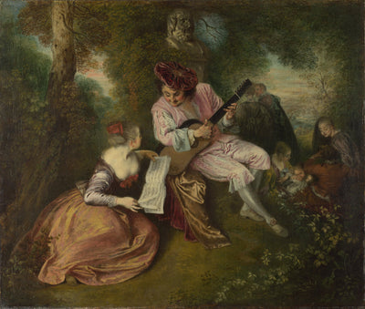 La Gamme d’Amour - Antoine Watteau - Alpha Reproduction