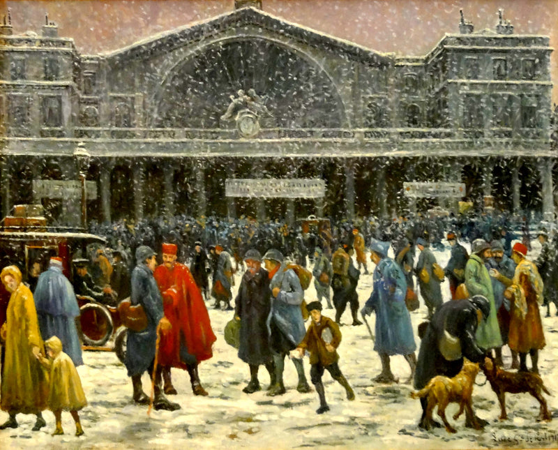 雪の中の東駅 - マキシミリアン・ルース