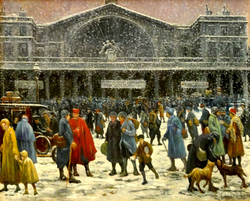 雪の中の東駅 - マキシミリアン・ルース