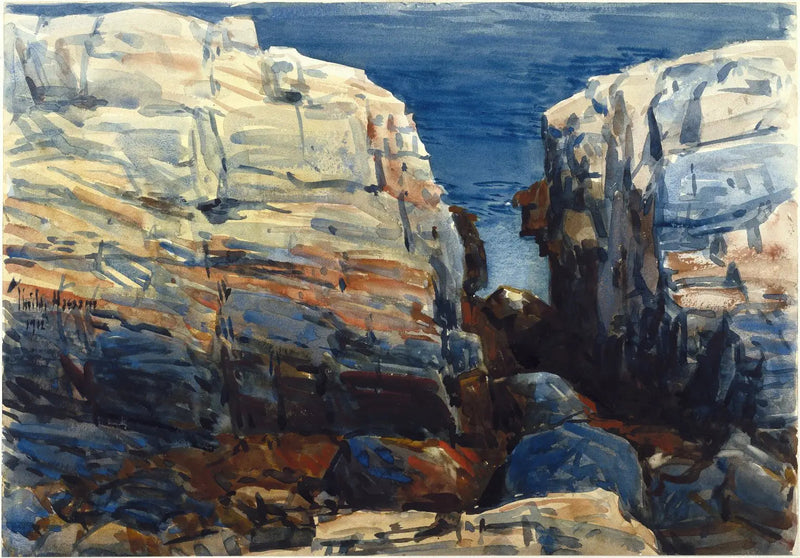 ラ・ゴージ、アップルドール - チルド・ハッサム

Source:
La Gorge, Appledore - Childe Hassam