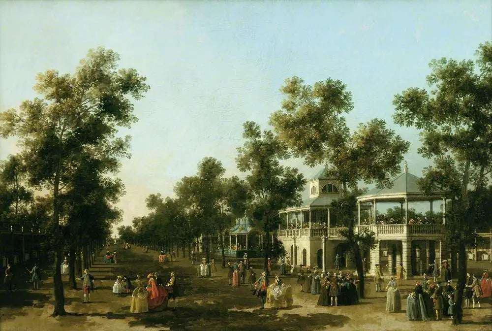 La Grande Promenade Vauxhall Gardens Londres - Canaletto - Alpha Reproduction